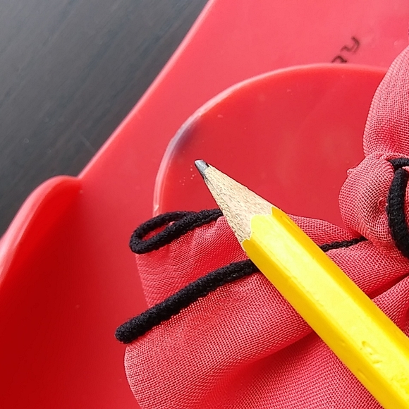 Women's Rubber Flats Open Toe Sandals w Bow Pink Coral - Picture 11 of 12